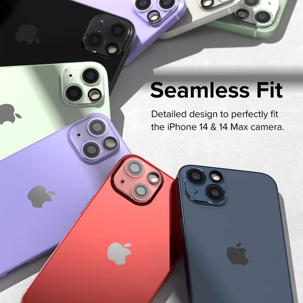 Picture of Apple iPhone 14 6.1 | Ringke Camera Lens Glass Protector for Apple iPhone 14 Plus 6.7 iPhone 14 6.1 (Clear)