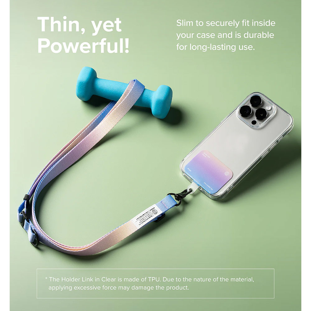 Picture of Ringke Adjustable Shoulder Holder Link Snap Hook Lanyard Crossbody Phone Strap for Phone case (FOREST)