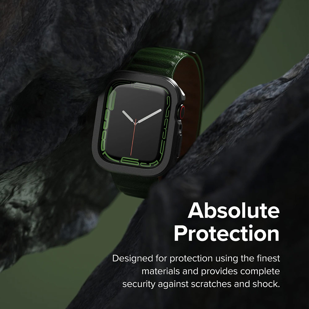 Picture of Apple Watch 40mm Case | Ringke Air Sports Soft Bumper Case for Apple Watch Series 7 8 9 41mm Series SE 6 5 4 41mm 40mm Case (Navy)