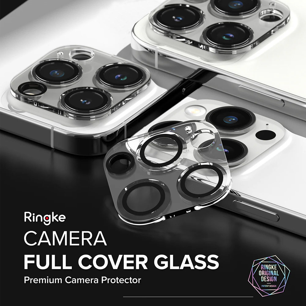 Picture of Apple iPhone 15 Pro 6.1 | Ringke Camera Glass Protector for 15 Pro (Clear)