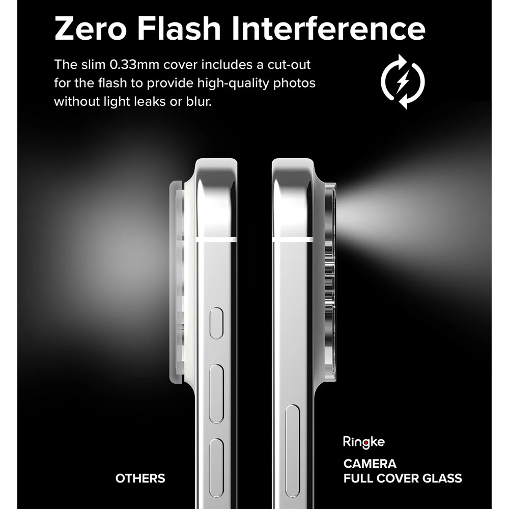 Picture of Apple iPhone 15 Pro Max 6.7 | Ringke Camera Glass Protector for 15 Pro Max Clear)