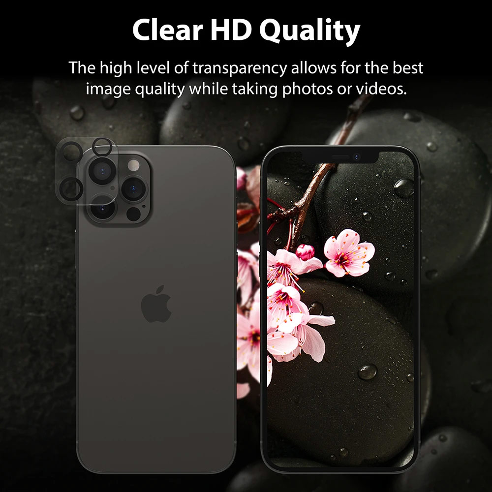 Picture of Apple iPhone 12 Pro Max 6.7  | Ringke Camera Glass Protector for Apple iPhone 12 Pro Max 6.7 (Clear)