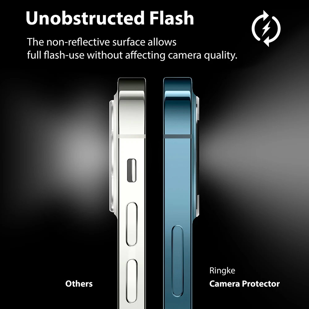 Picture of Apple iPhone 12 Pro Max 6.7  | Ringke Camera Glass Protector for Apple iPhone 12 Pro Max 6.7 (Clear)