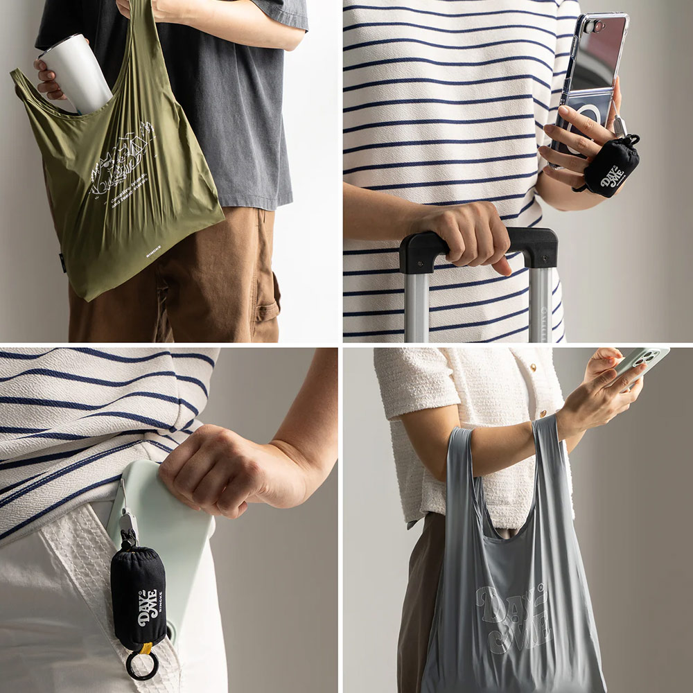 Picture of Ringke Day-Me Nylon Lightweight Easy Folding Hand Carry Bag (Campfire)