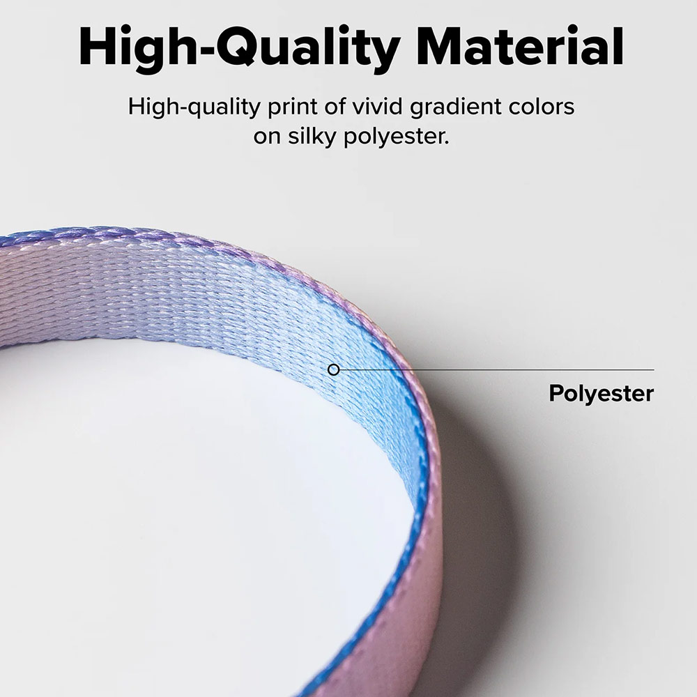 Picture of Ringke High density polyester Dual Hand Strap for Perfect for daily use traveling hiking smartphone Jisulife Portable Handheld Fan Strap (Aurora)