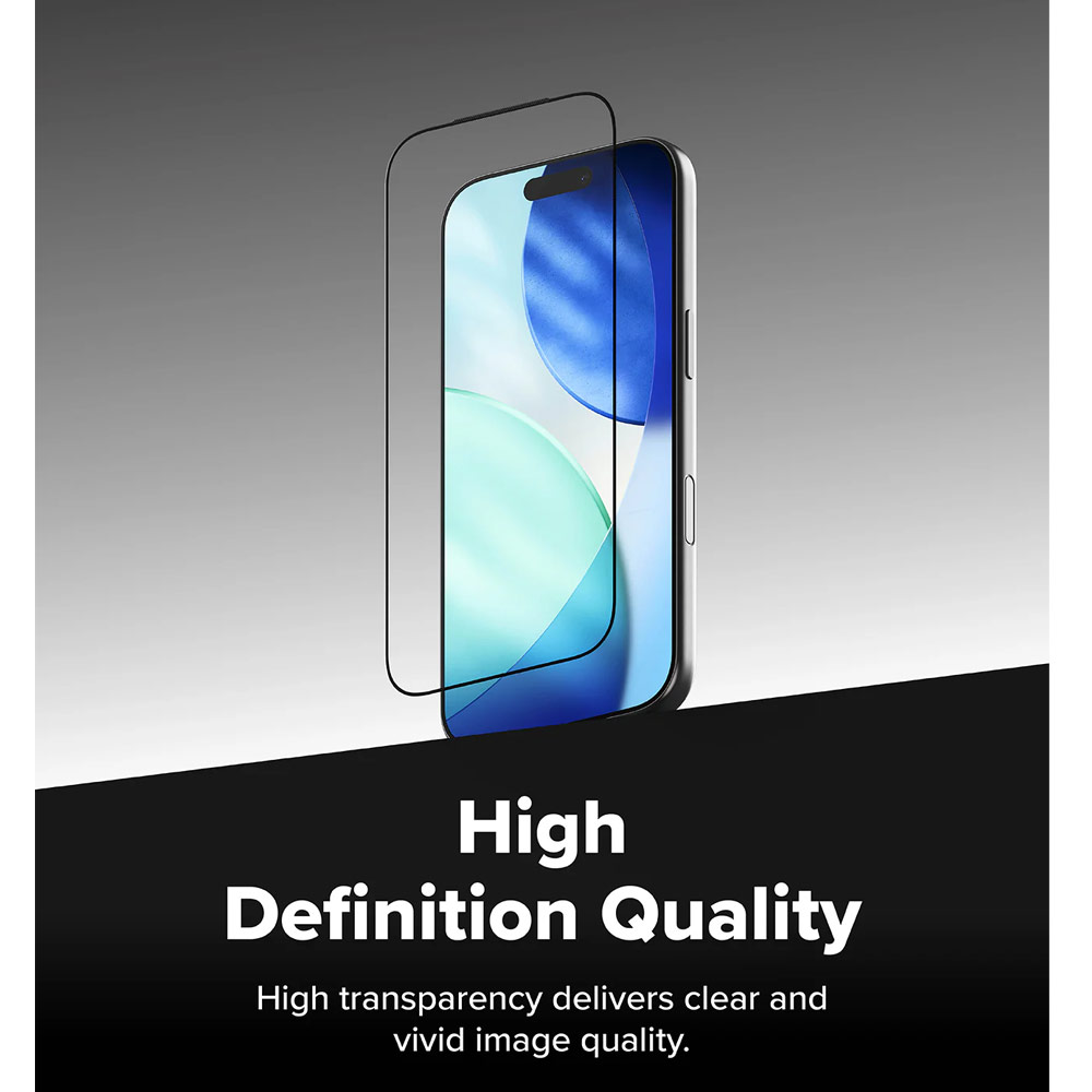 Picture of Apple iPhone 17 Pro Max 6.9 Screen Protector | Ringke Easy Slide Tempered Glass Screen Protector for iPhone 17 Pro Max 6.9 (Anti Reflection)
