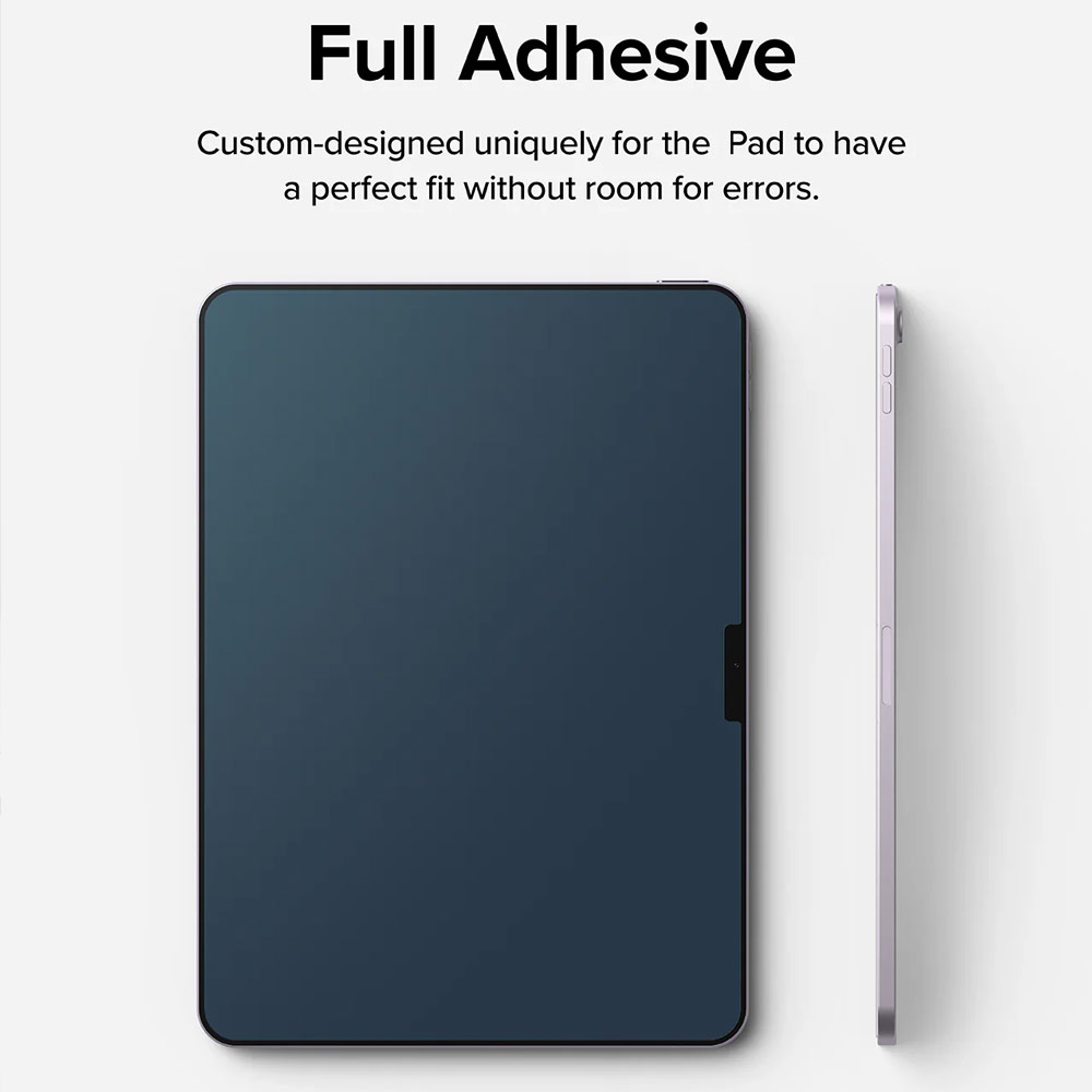 Picture of Apple iPad Air 11 M2 2024 Screen Protector | Ringke Easy Slide Tempered Glass Screen Protector for iPad Air 11" M2 6th Gen 2024 M3 2025 (Clear)