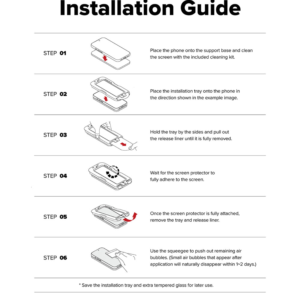 Picture of Samsung Galaxy S26 Plus Screen Protector | Ringke Easy Slide Tempered Glass Screen Protector for Samsung Galaxy S26 Plus (Privacy Anti Peep) 2pcs