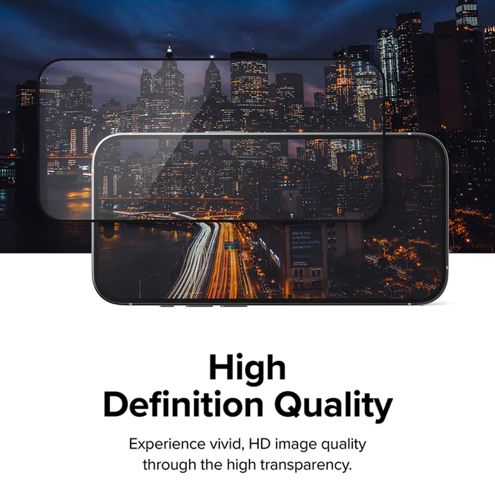 Picture of Apple iPhone 14 Pro Max 6.7 Screen Protector | Ringke Premium Tempered Glass Screen Protector with Easy Installation Jig Kit for Apple iPhone 14 Pro Max 6.7 (HD Clear)