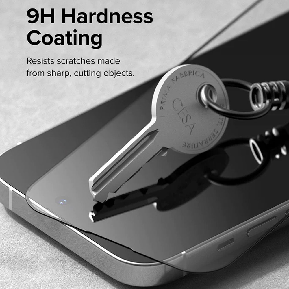 Picture of Apple iPhone 14 Pro Max 6.7 Screen Protector | Ringke Premium Tempered Glass Screen Protector with Easy Installation Jig Kit for Apple iPhone 14 Pro Max 6.7 (HD Clear)