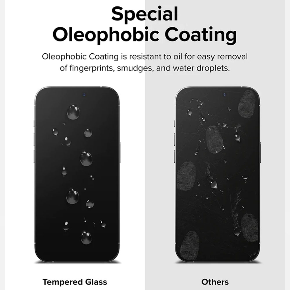 Picture of Apple iPhone 14 Pro Max 6.7 Screen Protector | Ringke Premium Tempered Glass Screen Protector with Easy Installation Jig Kit for Apple iPhone 14 Pro Max 6.7 (HD Clear)
