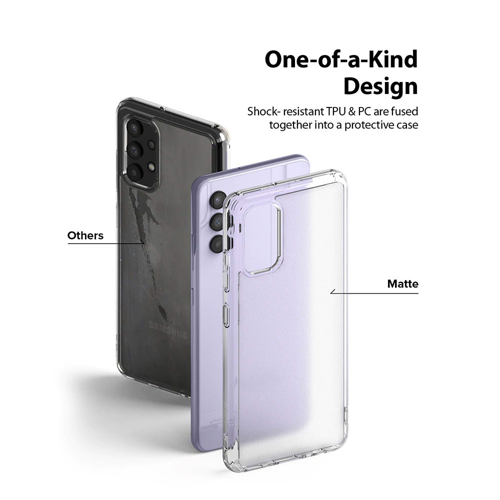Picture of Samsung Galaxy A73 Case | Ringke Fusion Drop Protection Case for Samsung Galaxy A73 Case (Matte Camo)