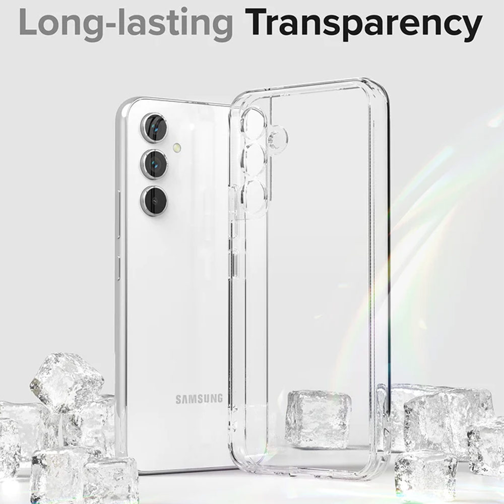 Picture of Samsung Galaxy A54 5G Case | Ringke Fusion Transparent Protection Case for Samsung Galaxy A54 5G (Matte Smoke Black)