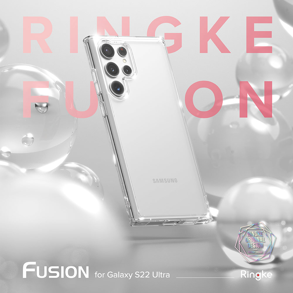 Picture of Samsung Galaxy S22 Ultra 5G 6.8 Case | Ringke Fusion Protection Case for Samsung Galaxy S22 Ultra 6.8 (Matte Clear)