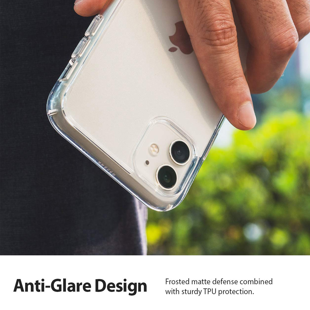 Picture of Apple iPhone 11 6.1 | Ringke Fusion Matte Anti Fingerprint Extreme Tough Protection for Apple iPhone 11 6.1 (Matte Clear)
