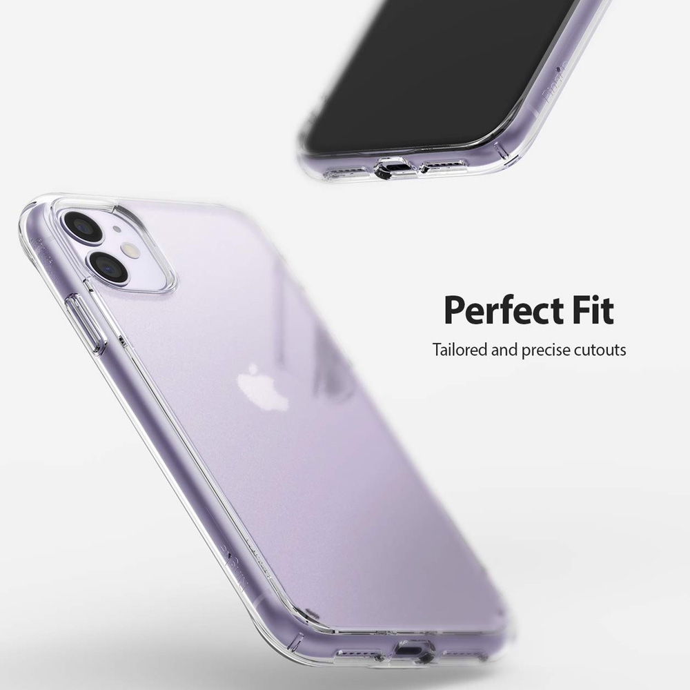 Picture of Apple iPhone 11 6.1 | Ringke Fusion Matte Anti Fingerprint Extreme Tough Protection for Apple iPhone 11 6.1 (Matte Clear)