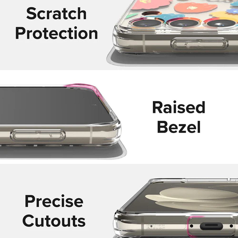 Picture of Samsung Galaxy S23 Case | Ringke Fusion Design Transparent Protection Case for Samsung Galaxy S23 Plus (Jeju)