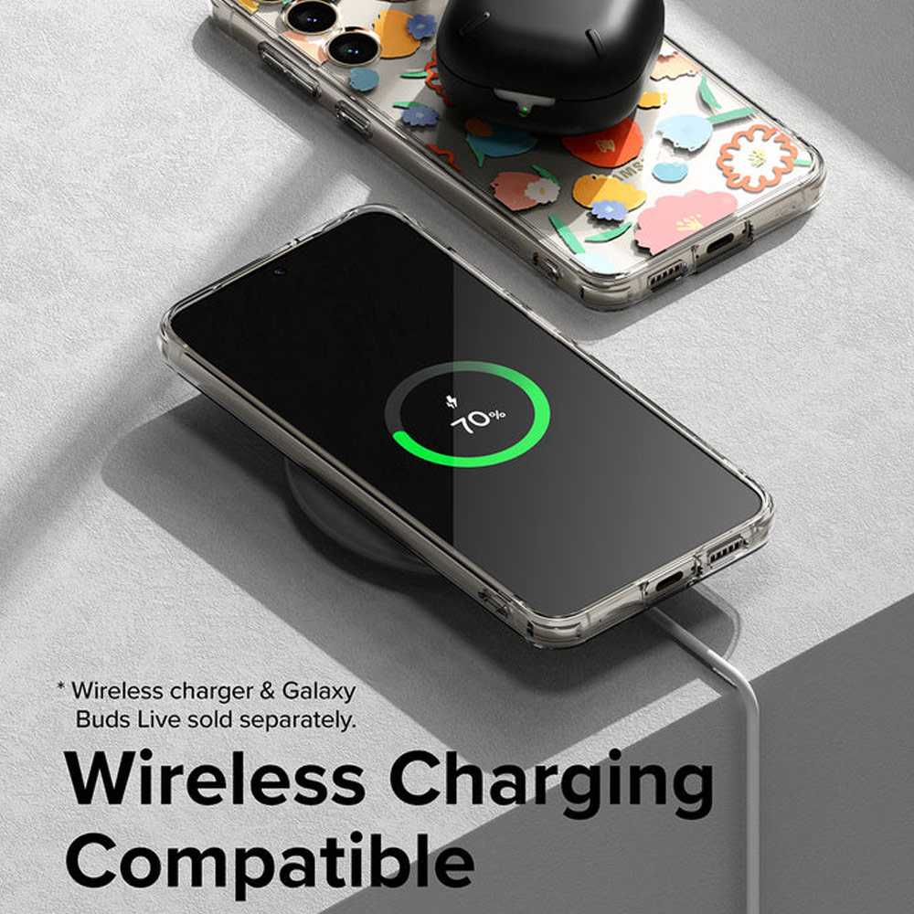 Picture of Samsung Galaxy S23 Case | Ringke Fusion Design Transparent Protection Case for Samsung Galaxy S23 Plus (Jeju)