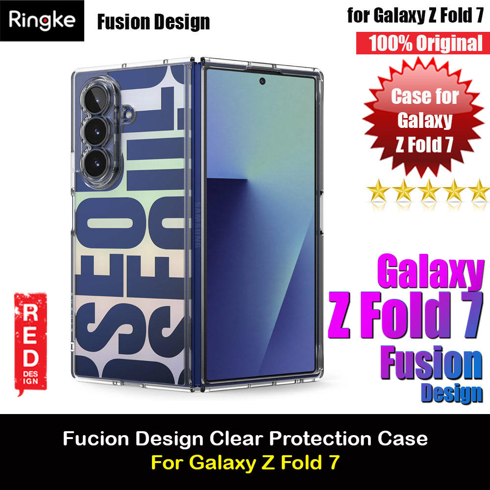 Picture of Samsung Galaxy Z Fold 7 Case | Ringke Fusion Design Protection Case with Strap Hole for Samsung Galaxy Z Fold 7 (Seoul)