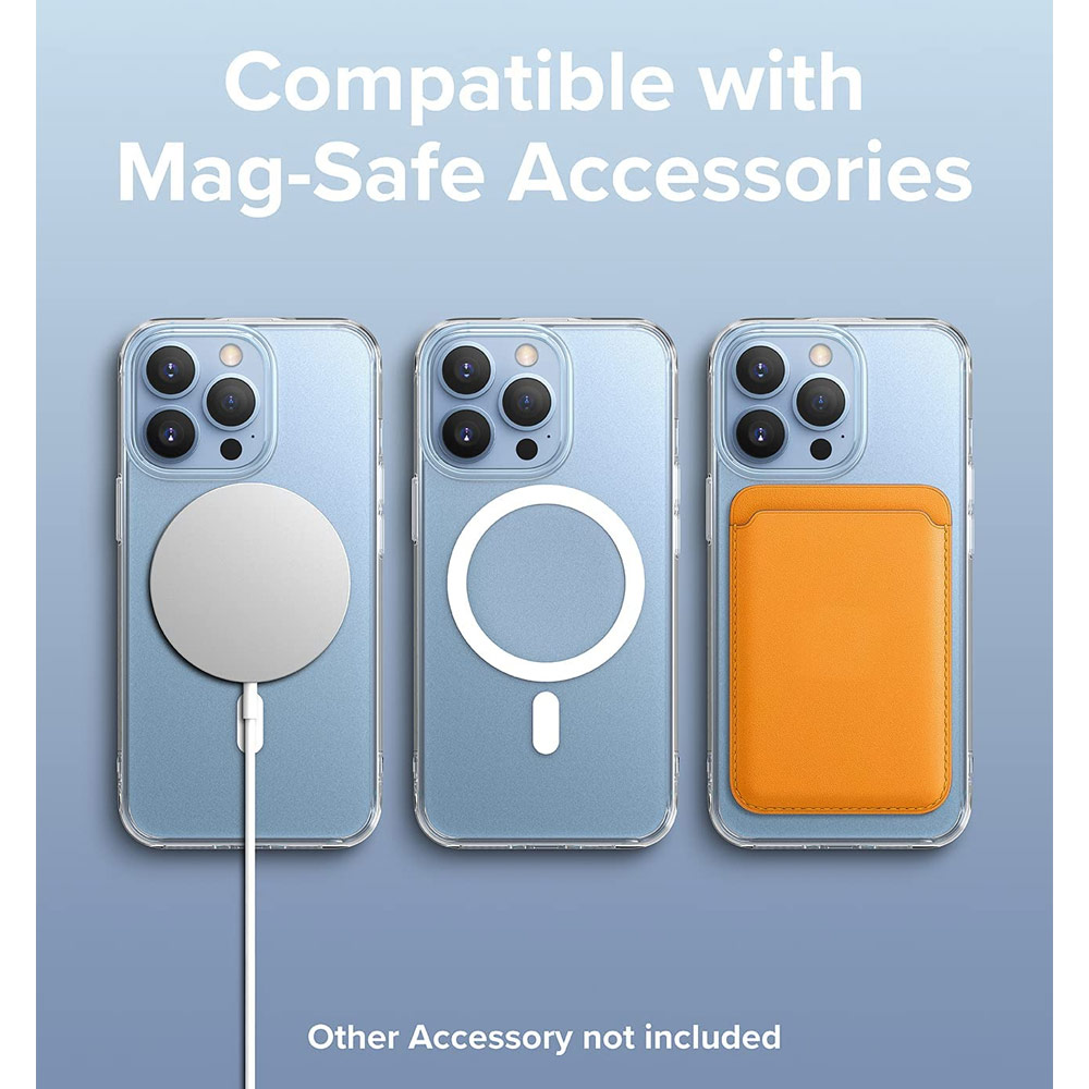 Picture of Apple iPhone 13 Pro 6.1 Case | Ringke Fusion Magnetic Matte Protection Case Magsafe Compatible for Apple iPhone 13 Pro 6.1 (Matte Clear)