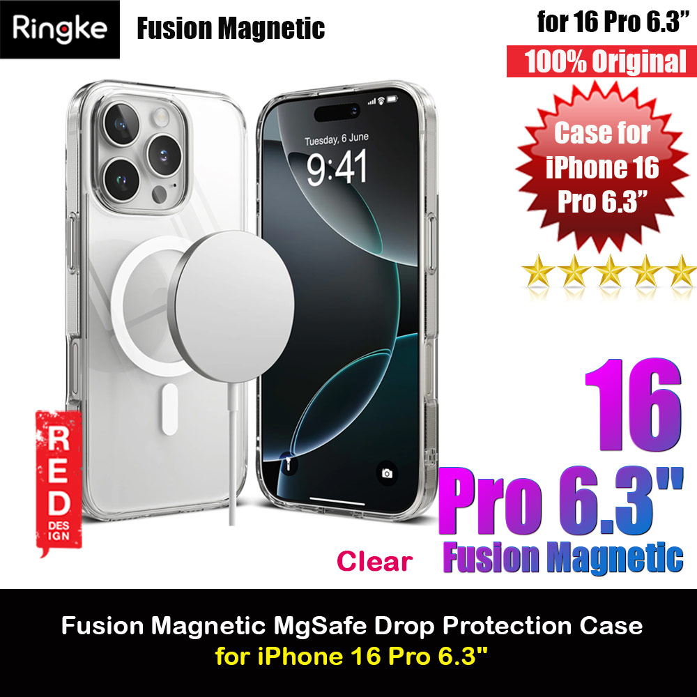 Picture of Ringke Fusion Magnetic Slim Drop Protection Case Magsafe Compatible for  iPhone 16 Pro 6.3 (Matte) Apple iPhone 16 Pro 6.3- Apple iPhone 16 Pro 6.3 Cases, Apple iPhone 16 Pro 6.3 Covers, iPad Cases and a wide selection of Apple iPhone 16 Pro 6.3 Accessories in Malaysia, Sabah, Sarawak and Singapore 