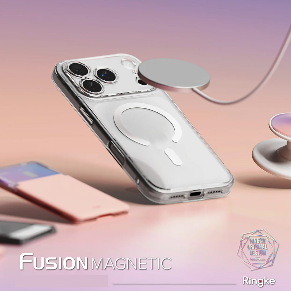 Picture of Apple iPhone 17 Pro 6.3 Case | Ringke Fusion Slim Drop Protection Case for iPhone 17 Pro 6.3 (Clear)