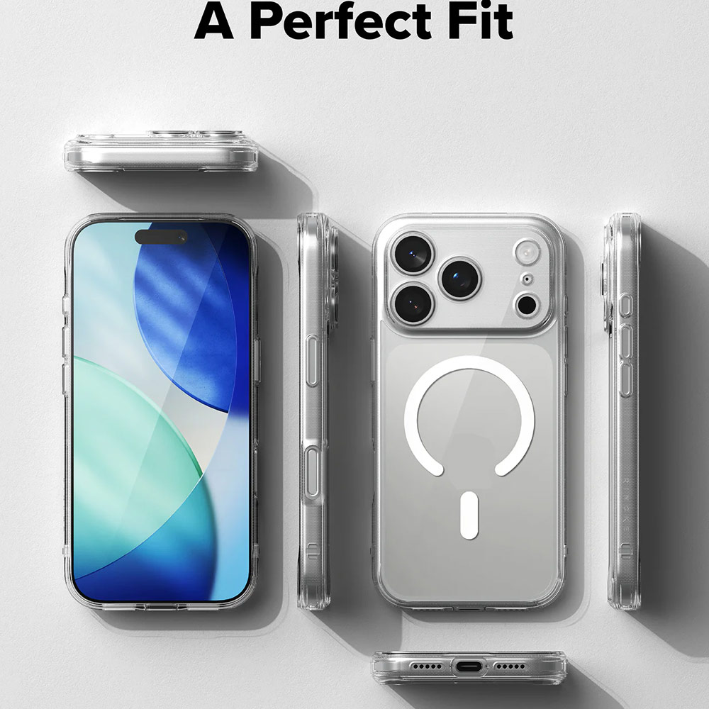 Picture of Apple iPhone 17 Pro 6.3 Case | Ringke Fusion Slim Drop Protection Case for iPhone 17 Pro 6.3 (Clear)