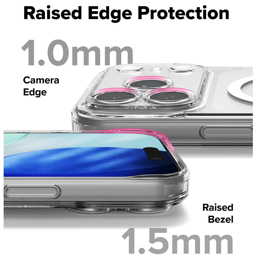 Picture of Apple iPhone 17 Pro 6.3 Case | Ringke Fusion Slim Drop Protection Case for iPhone 17 Pro 6.3 (Clear)