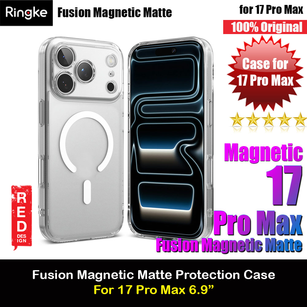Picture of Ringke Fusion Magnetic Slim Drop Protection Case Magsafe Compatible for  iPhone 17 Pro Max 6.9 (Matte) Apple iPhone 17 Pro Max 6.9- Apple iPhone 17 Pro Max 6.9 Cases, Apple iPhone 17 Pro Max 6.9 Covers, iPad Cases and a wide selection of Apple iPhone 17 Pro Max 6.9 Accessories in Malaysia, Sabah, Sarawak and Singapore 