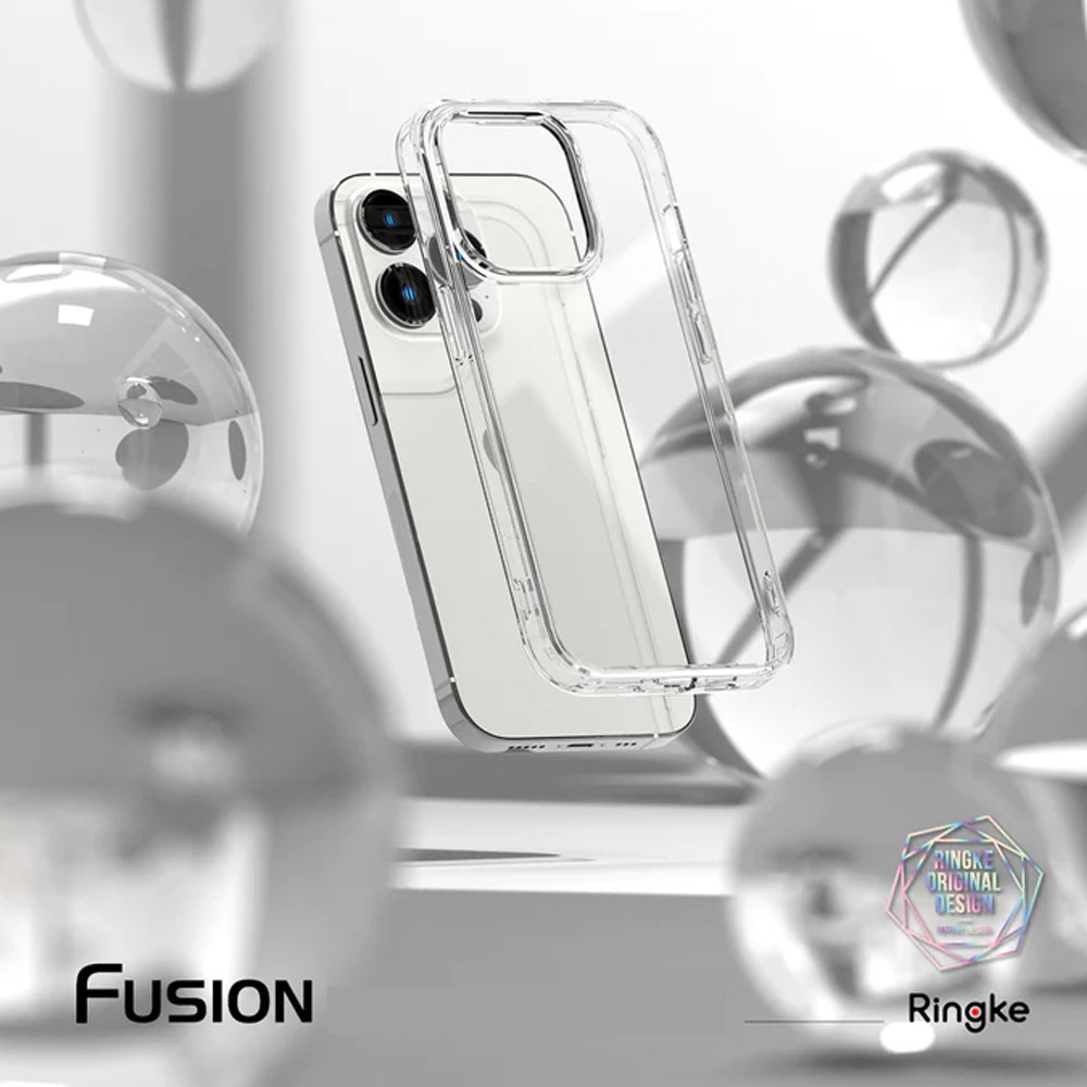 Picture of Apple iPhone 14 Pro Max 6.7 Case | Ringke Fusion Protection Case for Apple iPhone 14 Pro Max 6.7 (Clear)