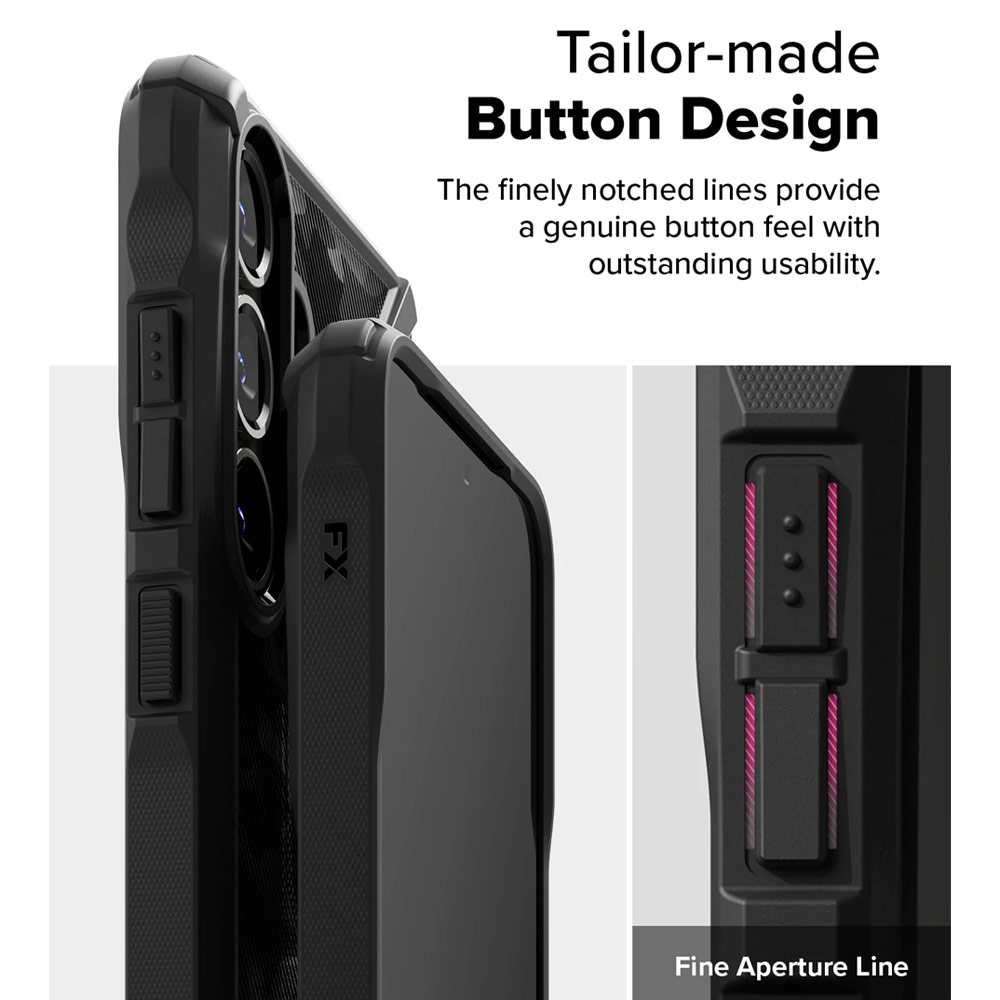 Picture of Samsung Galaxy S25 Plus Case | Ringke Fusion X Transparent Protection Case for Samsung Galaxy S25 Plus (Camo Black)