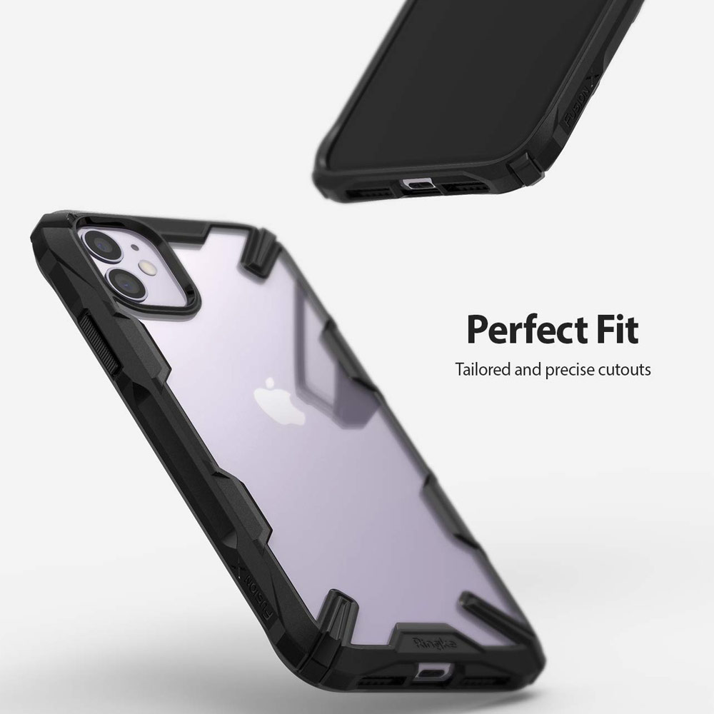 Picture of Apple iPhone 11 6.1 | Ringke Fusion X Extreme Tough Protection for Apple iPhone 11 (Black)