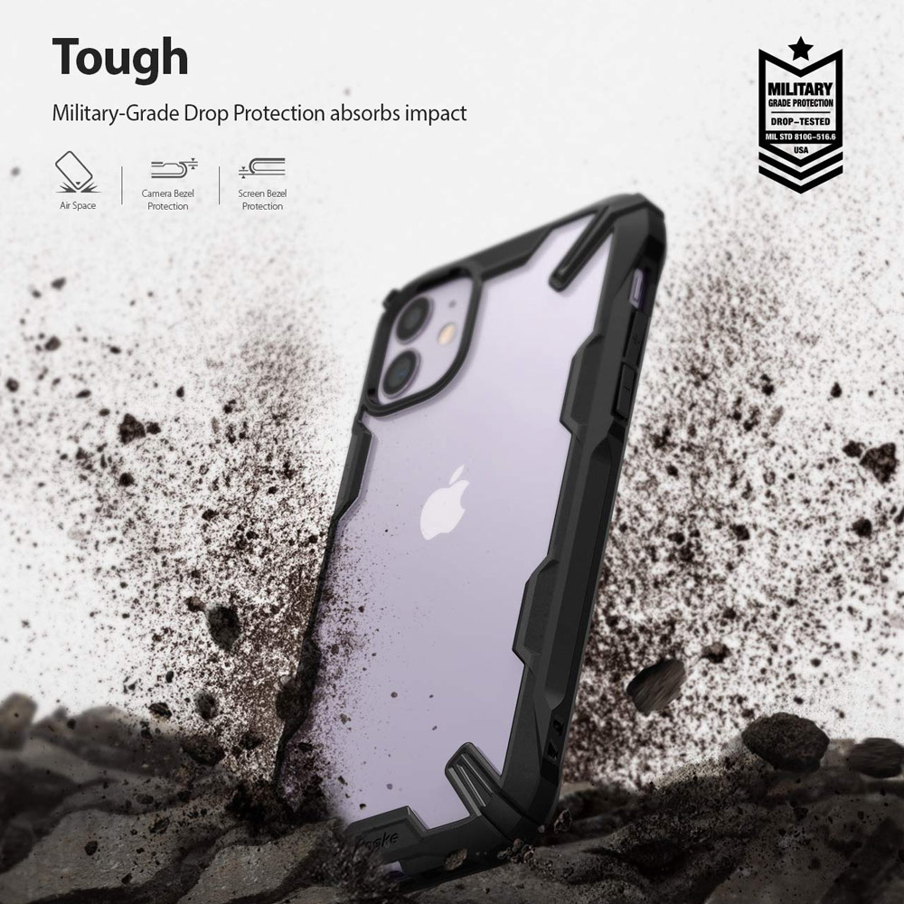 Picture of Apple iPhone 11 6.1 | Ringke Fusion X Extreme Tough Protection for Apple iPhone 11 (Black)