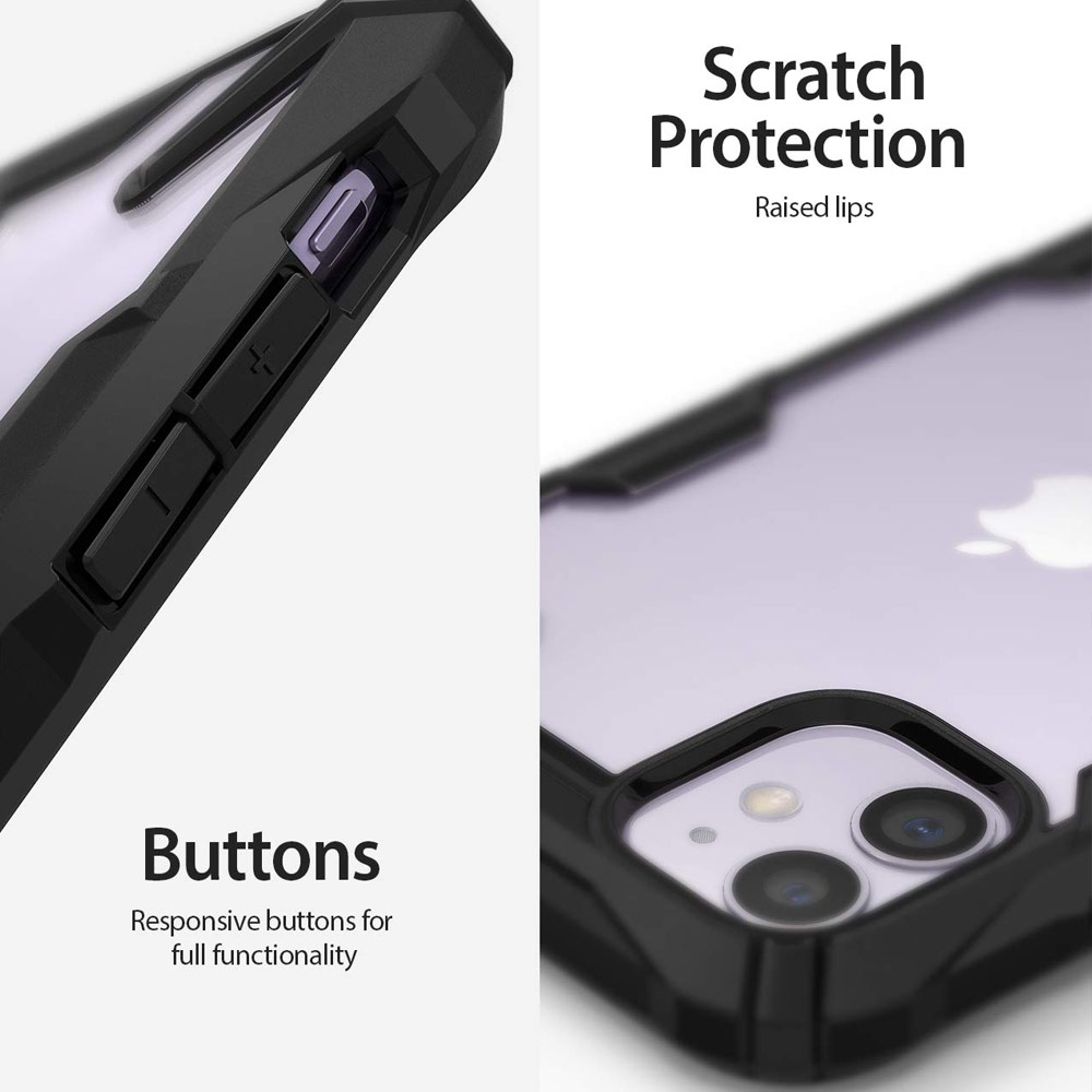 Picture of Apple iPhone 11 6.1 | Ringke Fusion X Extreme Tough Protection for Apple iPhone 11 (Black)