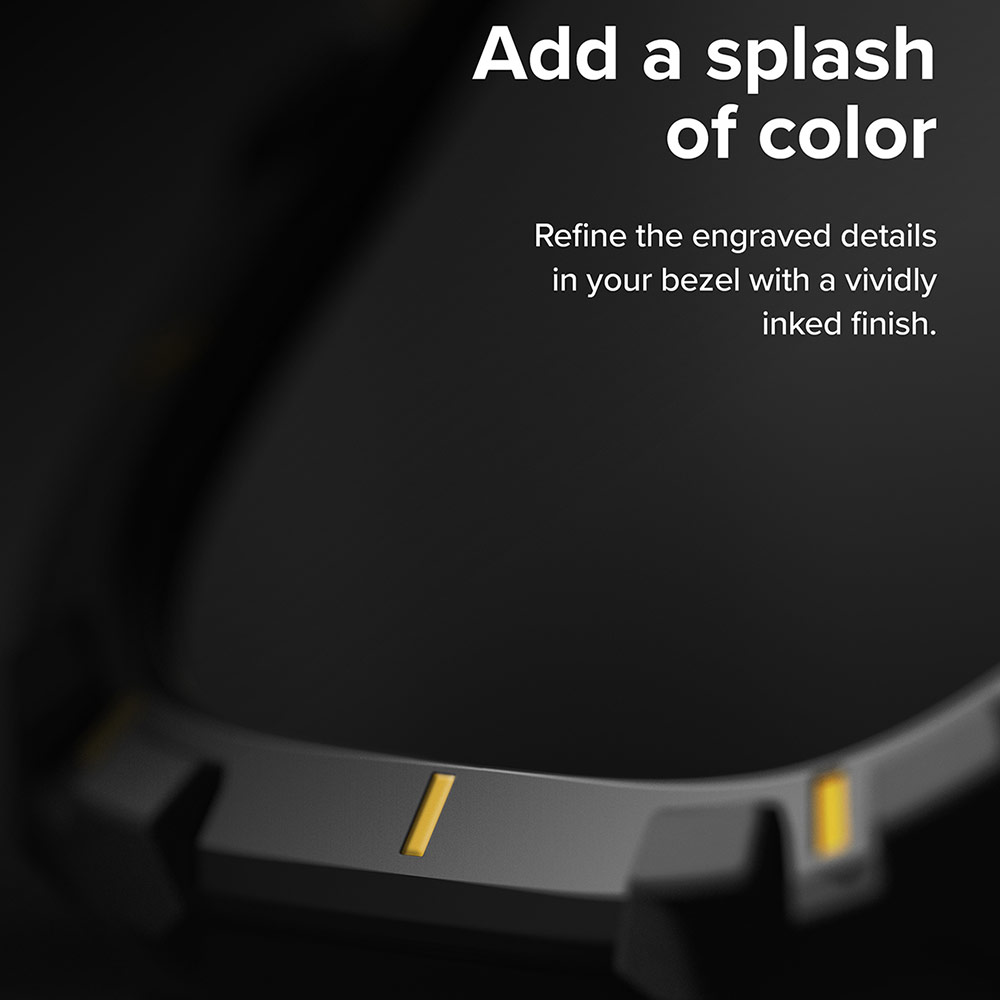 Picture of Apple Watch 49mm Ultra 2 Case | Ringke Fusion X Guard Protection Case Strap Band for Apple Watch Ultra 49mm (Black Yellow Index Wired)