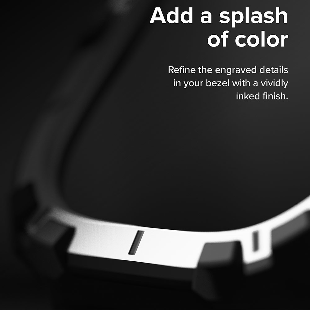 Picture of Apple Watch 49mm Ultra 3 Case | Ringke Fusion X Guard Protection Case Strap Band for Apple Watch Ultra 49mm (White Black Index Wired)