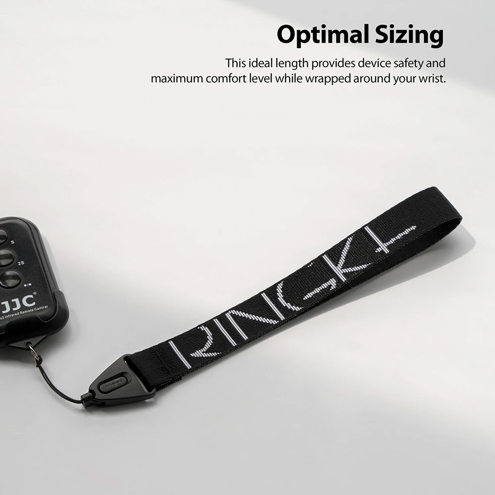Picture of Ringke Hand Strap Smartphone Case Strap Camera Strap Key Ring Strap Airpods Pro Strap (Lettering Black)