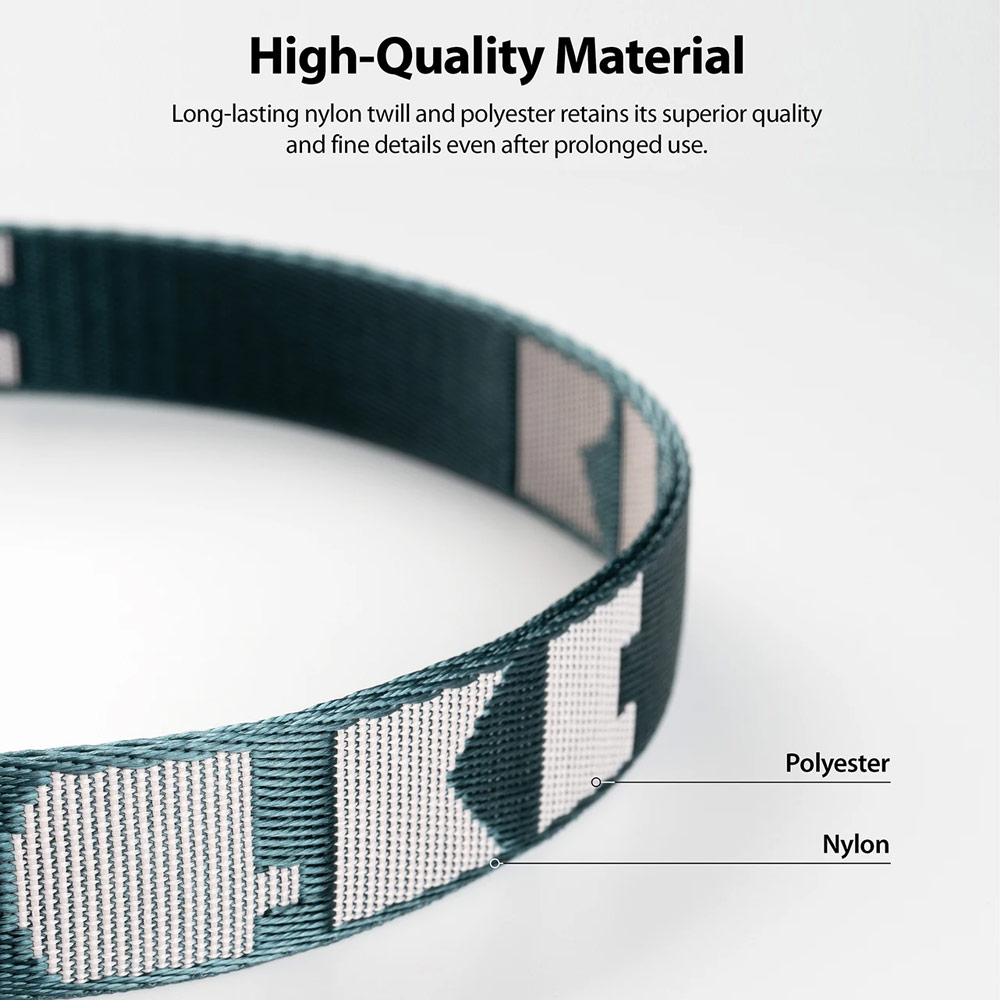 Picture of Ringke Hand Strap Smartphone Case Strap Camera Strap Key Ring Strap Airpods Pro Strap (Lettering Peacock Green)