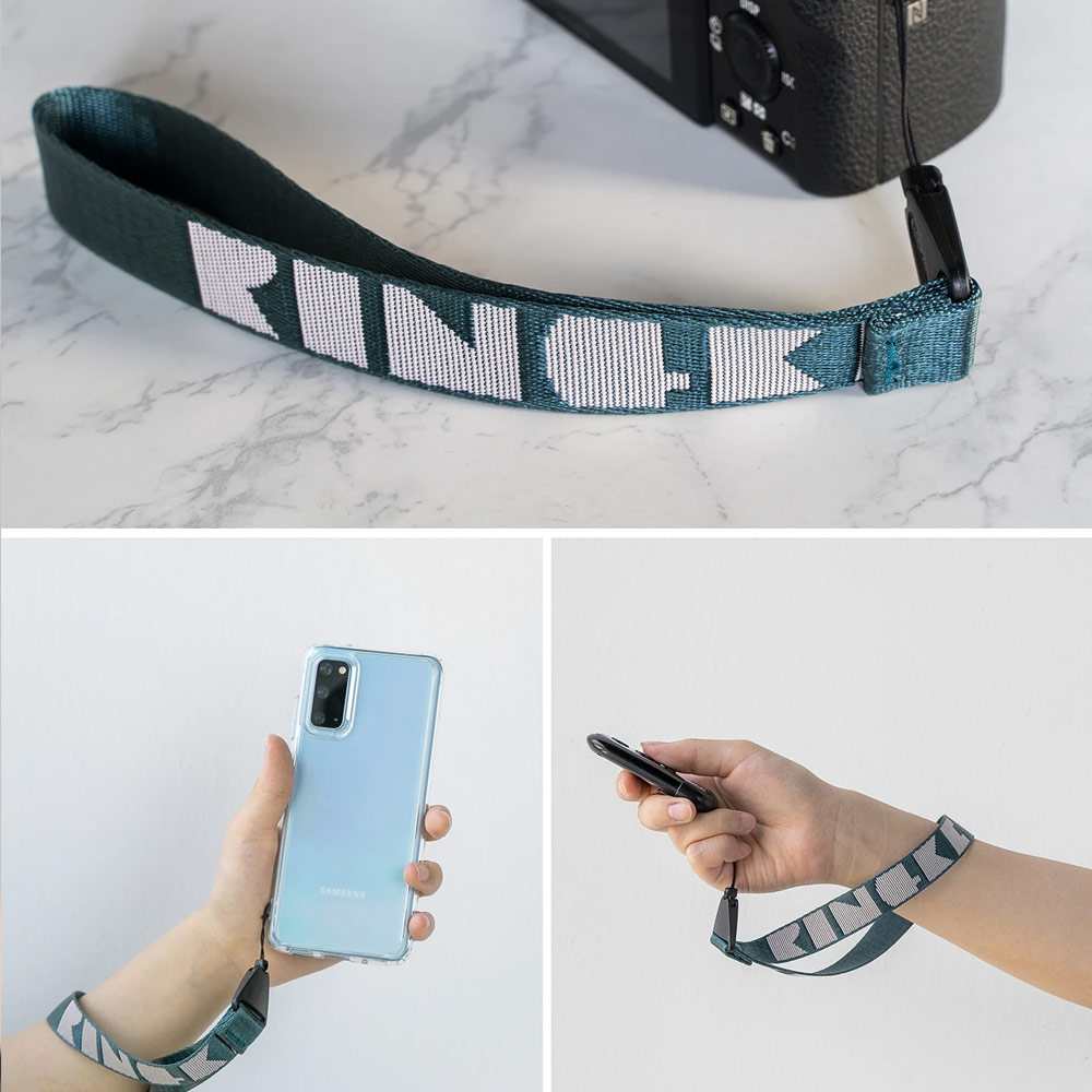 Picture of Ringke Hand Strap Smartphone Case Strap Camera Strap Key Ring Strap Airpods Pro Strap (Lettering Peacock Green)