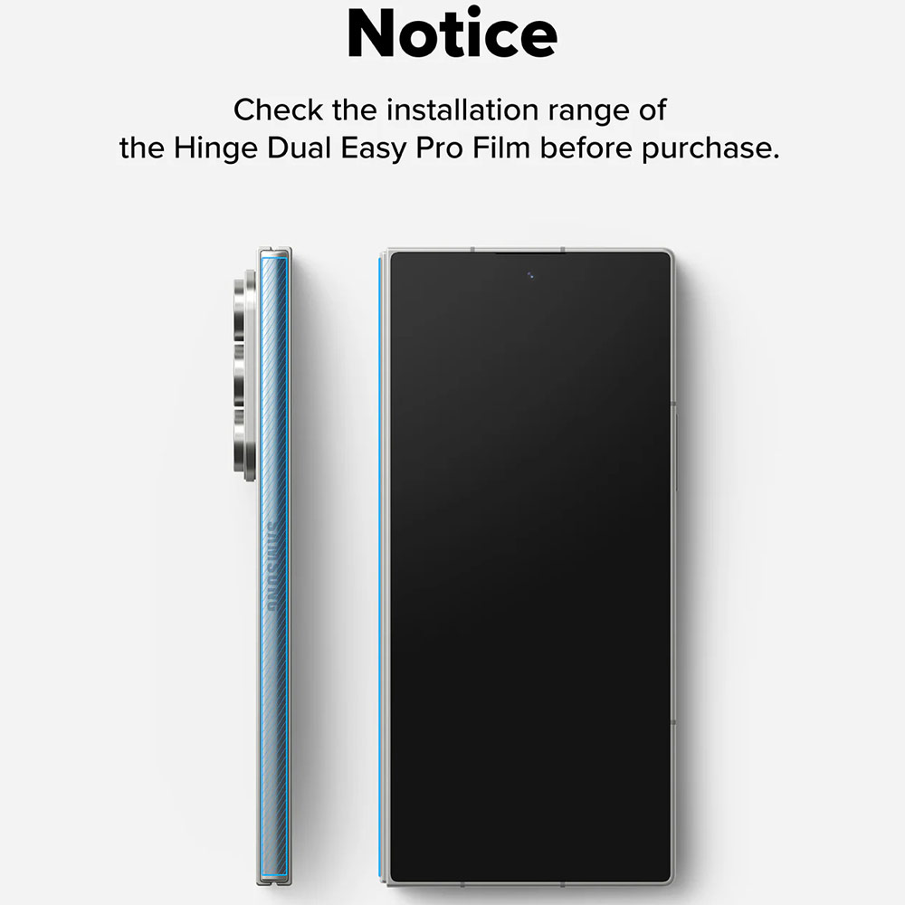 Picture of Samsung Galaxy Z Fold 7 | Ringke Hinge Dual Easy Pro Film for Samsung Galaxy Z Fold 7 (2 Pack)