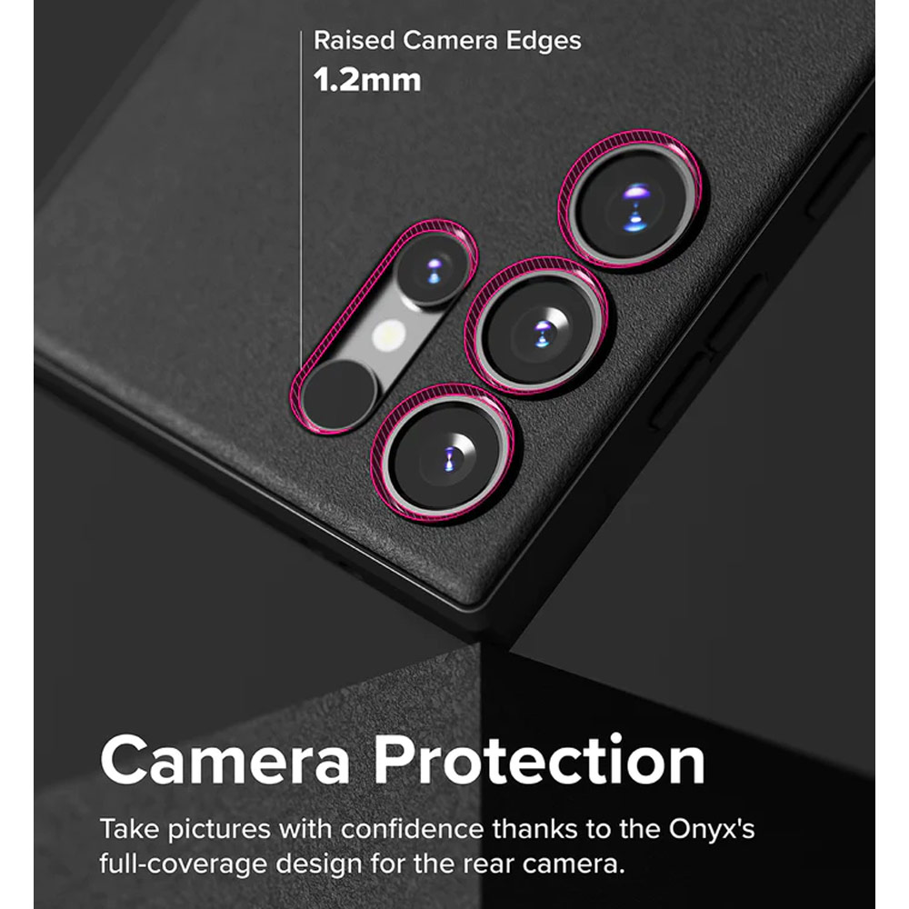 Picture of Samsung Galaxy S24 Ultra Case | Ringke Onxy Drop Protection Case for Samsung Galaxy S24 Ultra 6.8 (Black)