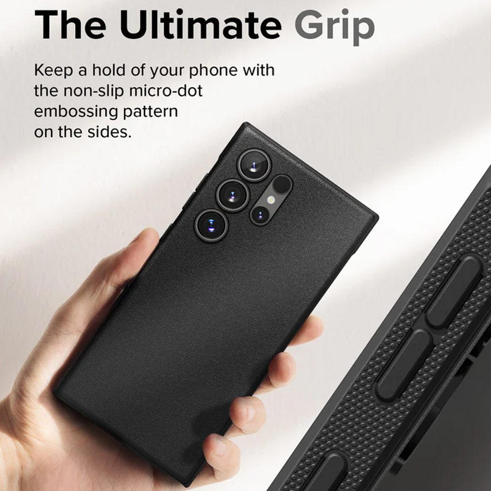 Picture of Samsung Galaxy S24 Ultra Case | Ringke Onxy Drop Protection Case for Samsung Galaxy S24 Ultra 6.8 (Black)