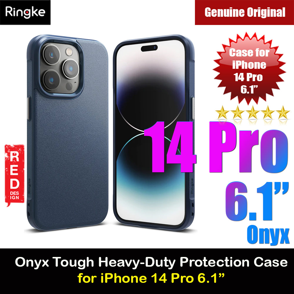 Picture of Ringke Onyx Tough Heavy Duty Protection Case for Apple iPhone 14 Pro 6.1 (Navy) Apple iPhone 14 Pro 6.1- Apple iPhone 14 Pro 6.1 Cases, Apple iPhone 14 Pro 6.1 Covers, iPad Cases and a wide selection of Apple iPhone 14 Pro 6.1 Accessories in Malaysia, Sabah, Sarawak and Singapore 