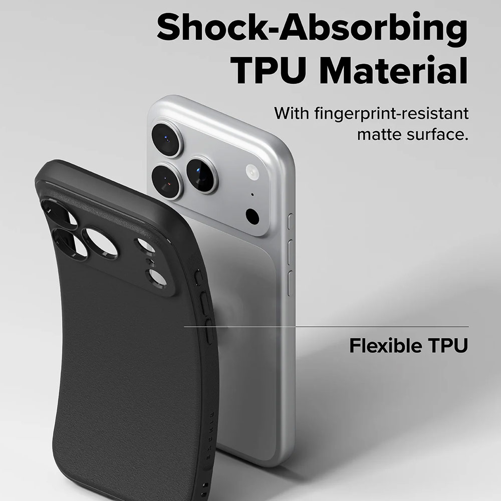 Picture of Apple iPhone 17 Pro Max 6.9 Case | Ringke Onyx Magnetic TPU Anti Finger Print Anti Slip Drop Protection Case for iPhone 17 Pro Max 6.9 (Black)