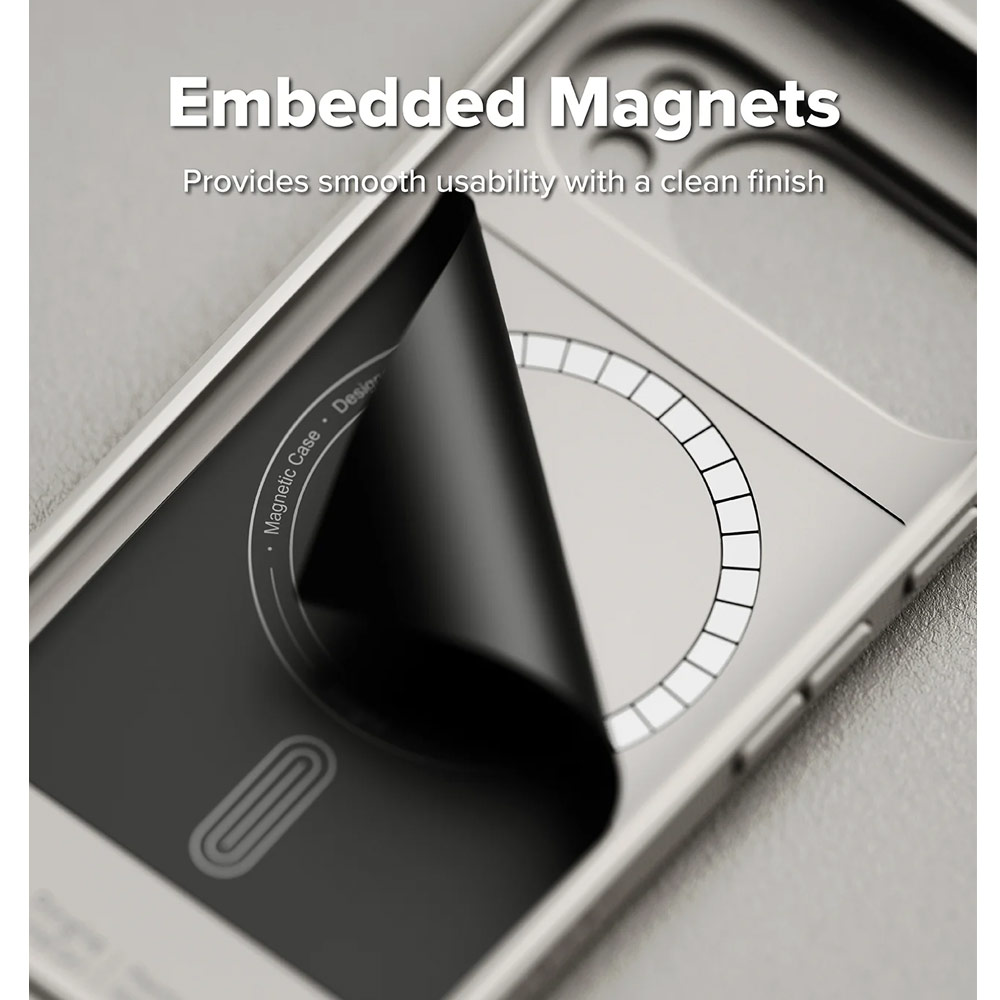 Picture of Google Pixel 10 Pro Case | Ringke Onyx Magnetic Slim TPU Protection Case for Google Pixel 10 Pro (Warm Gray)