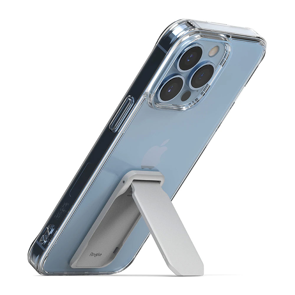 Picture of Ringke Outstanding Mini Universal Kickstand Stick On Phone Stand for Smartphone (Light Gray)