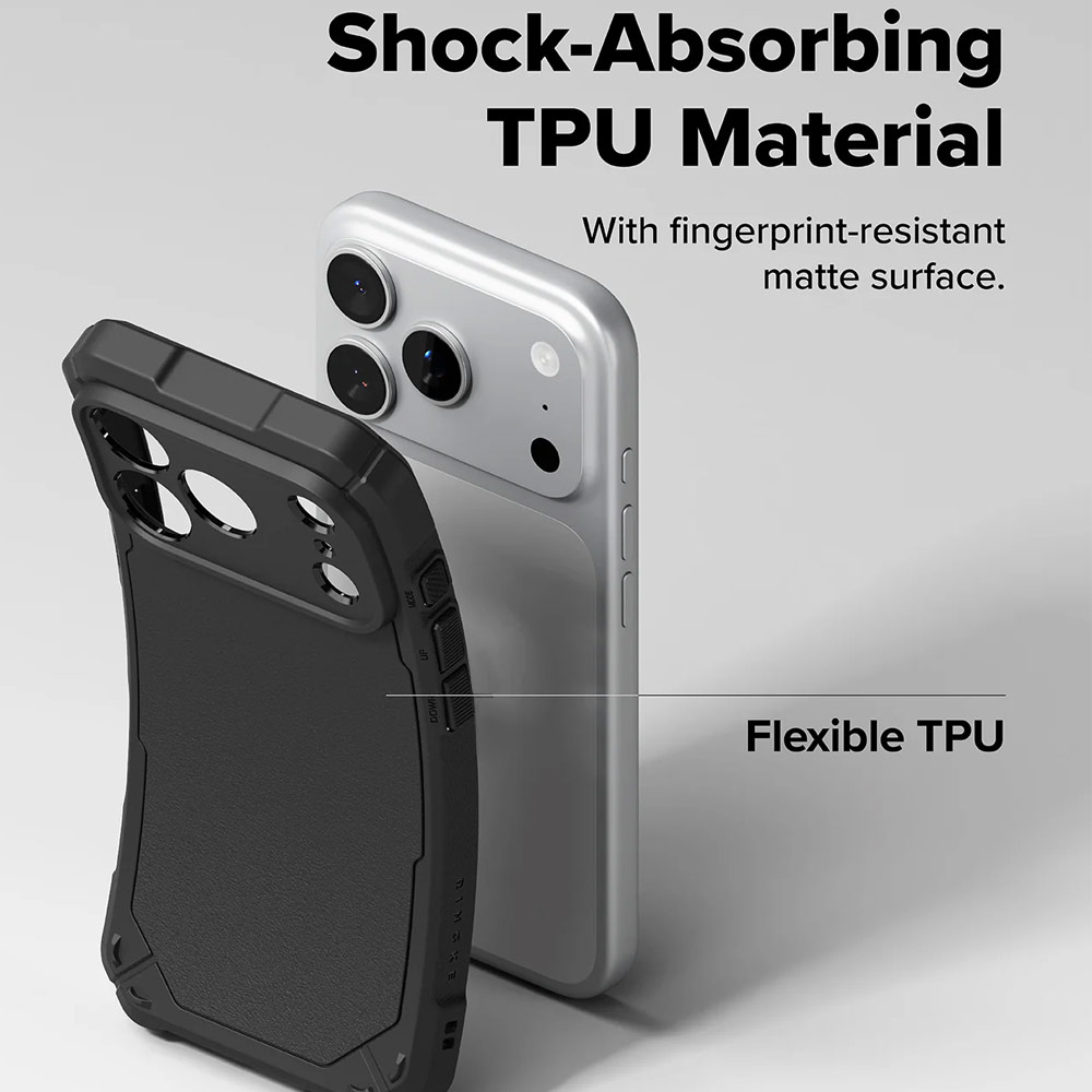 Picture of Apple iPhone 17 Pro Max 6.9 Case | Ringke Rugged Gear Magnetic Compatible Drop Protection Case for iPhone 17 Pro Max 6.9 (Black)