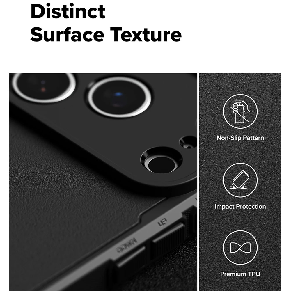 Picture of Apple iPhone 17 Pro Max 6.9 Case | Ringke Rugged Gear Magnetic Compatible Drop Protection Case for iPhone 17 Pro Max 6.9 (Black)