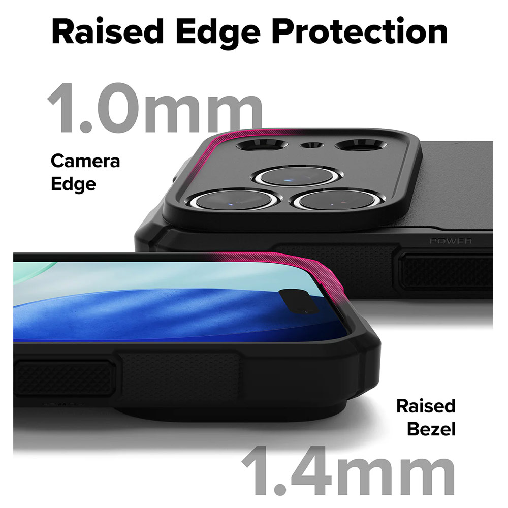 Picture of Apple iPhone 17 Pro Max 6.9 Case | Ringke Rugged Gear Magnetic Compatible Drop Protection Case for iPhone 17 Pro Max 6.9 (Black)