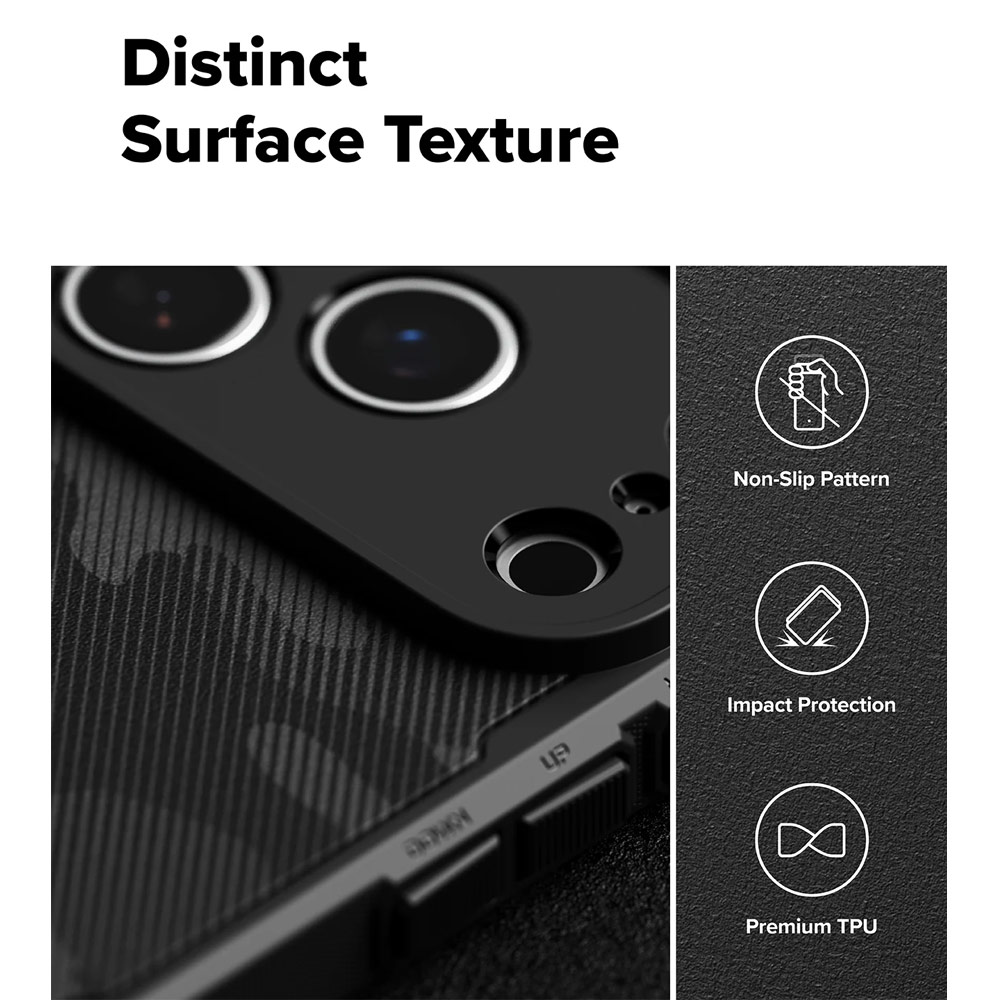 Picture of Apple iPhone 17 Pro Max 6.9 Case | Ringke Rugged Gear Magnetic Compatible Drop Protection Case for iPhone 17 Pro Max 6.9 (Black Camo)